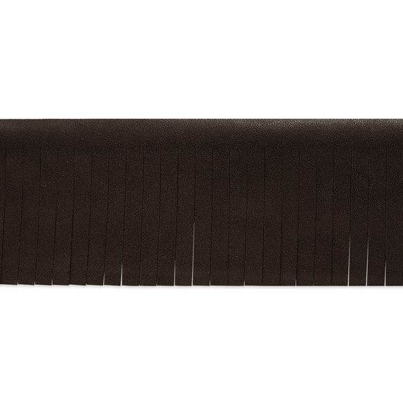 Expo Int'l 10 Yards of 2" Matte Finish Vegan Leather Fringe Trim