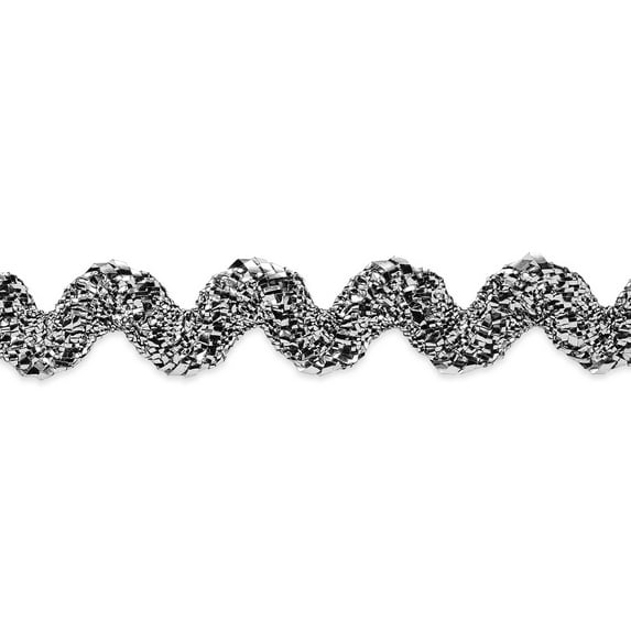 10 yards of 3/8" Metallic Medium Ric Rac Trim