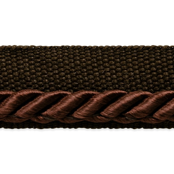 Expo Int'l 10 yards of Ebony 1/8" Twisted Lip Cord Trim