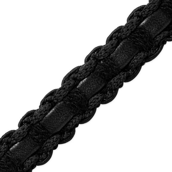 Expo Int'l 10 yards of Faux Leather Braid Trim