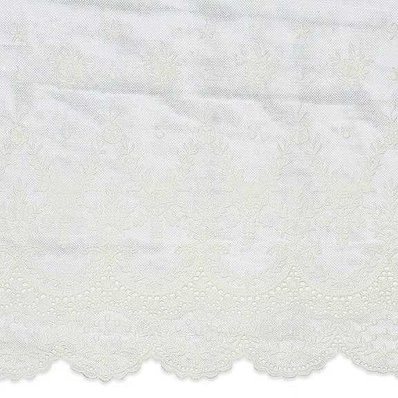 Expo Int'l 14 yards of Larissa 10 1/2" Laurel Leaf Scalloped Lace Trim