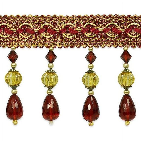 Expo Int'l 2 yards of Maria Melon Bead Fringe Trim