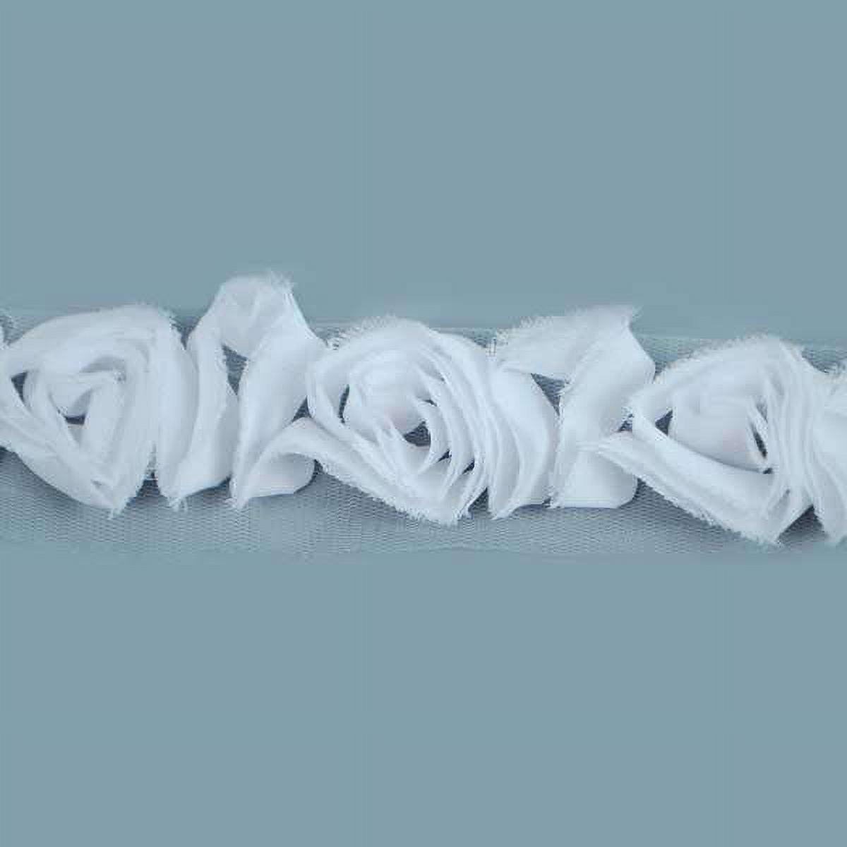David accessories White Cotton Lace Trim Applique 5 Yards Sewing DIY Craft  Flower Lace DIY Ribbon January