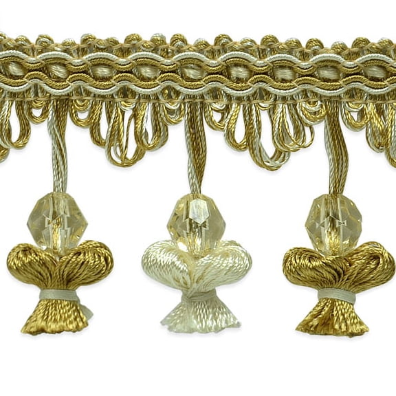 Expo Int'l 2 yards of Stacia Onion Tassel Bead Fringe
