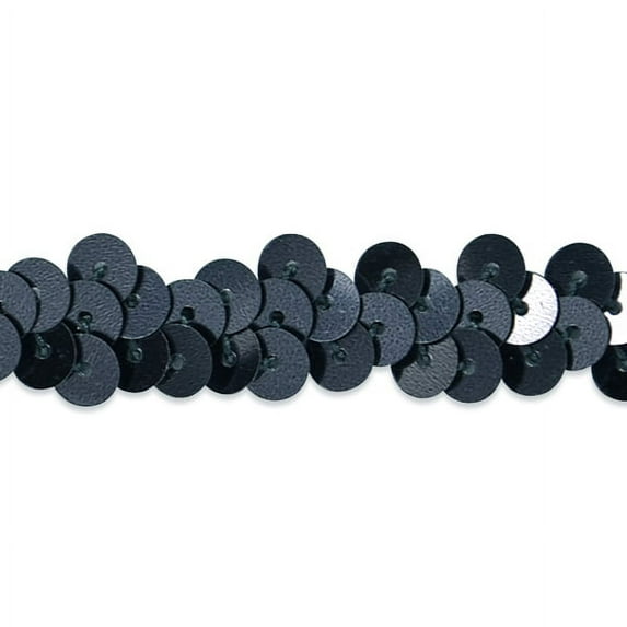 Expo Int'l 20 yards of 1 Row 3/8" Metallic Stretch Sequin Trim