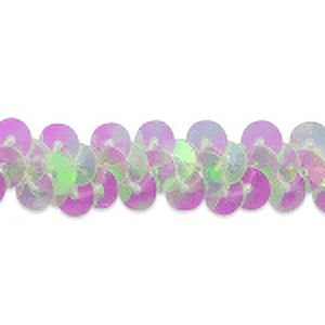 Expo Int'l 20 yards of 1 Row 3/8" Metallic Stretch Sequin Trim