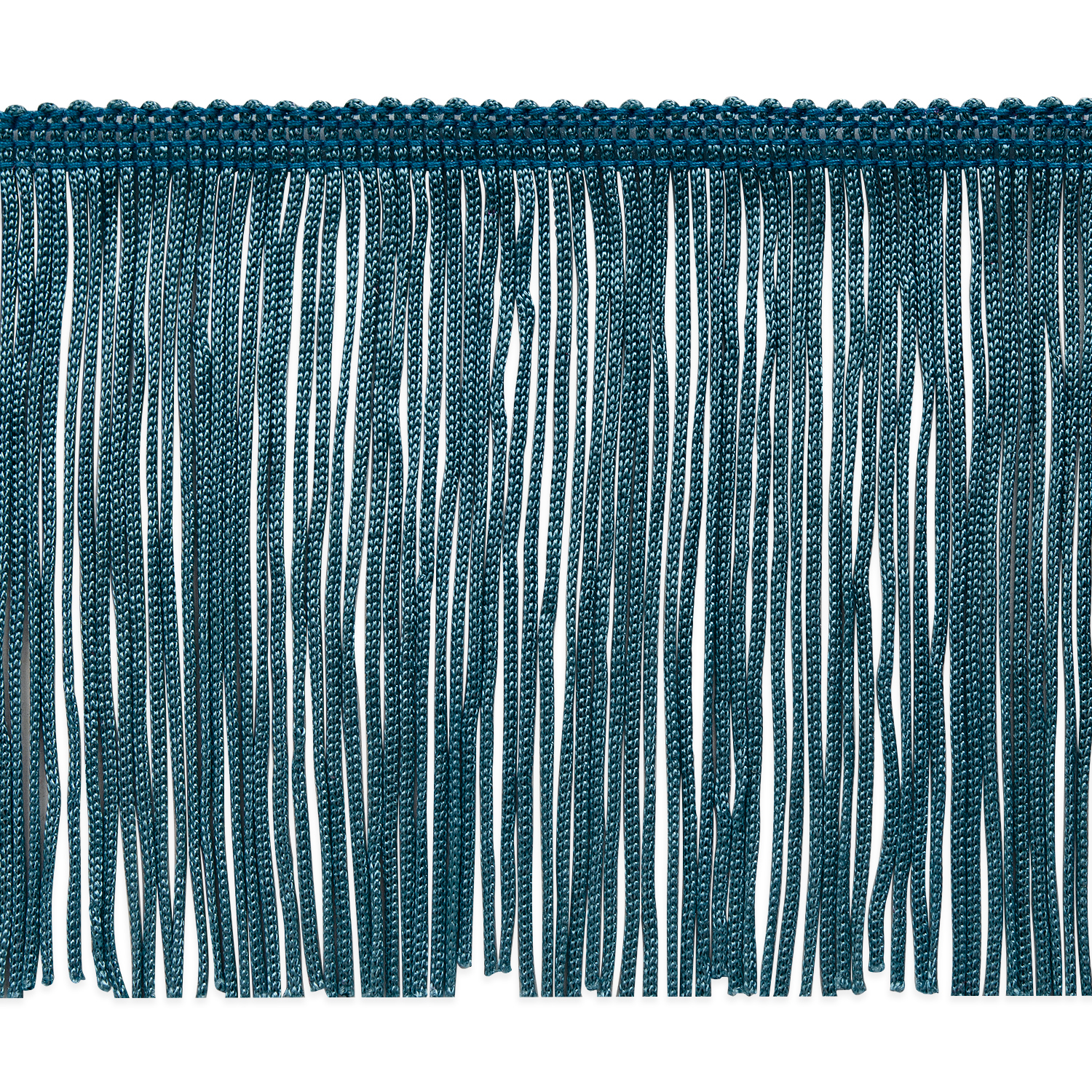 Trims by The Yard 4 Glitter Chainette Fringe Trim | Metallic Silver | (Per Yard)