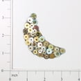 thumbnail image 1 of 3" x 1 1/4" Half Moon Bead and Sequin Applique/Patch, 1 of 1