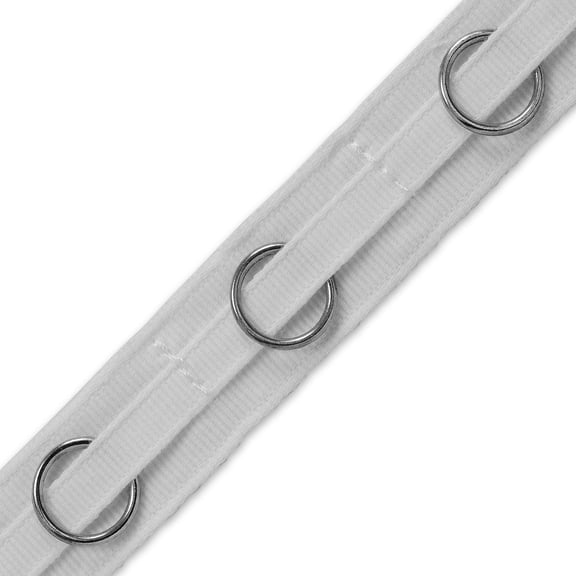 Expo Int'l 5 Yards of Rosie Eyelet Tape with Sliding Silver Rings