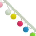 thumbnail image 1 of Expo Int'l 5 yards of Lorelli Pompom Fringe Trim 3/4", 1 of 4