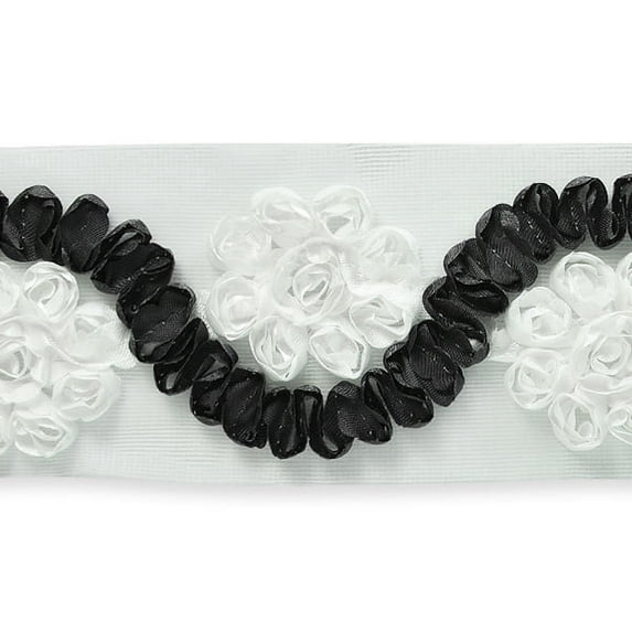 Expo Int'l 5 yards of Verda 2 3/8" Floral Swirl Trim