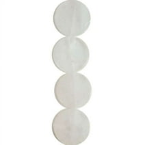 Expo Int'l 6 Packs of Rock  Crystal Disk Beads - 15mm - 7 pcs.