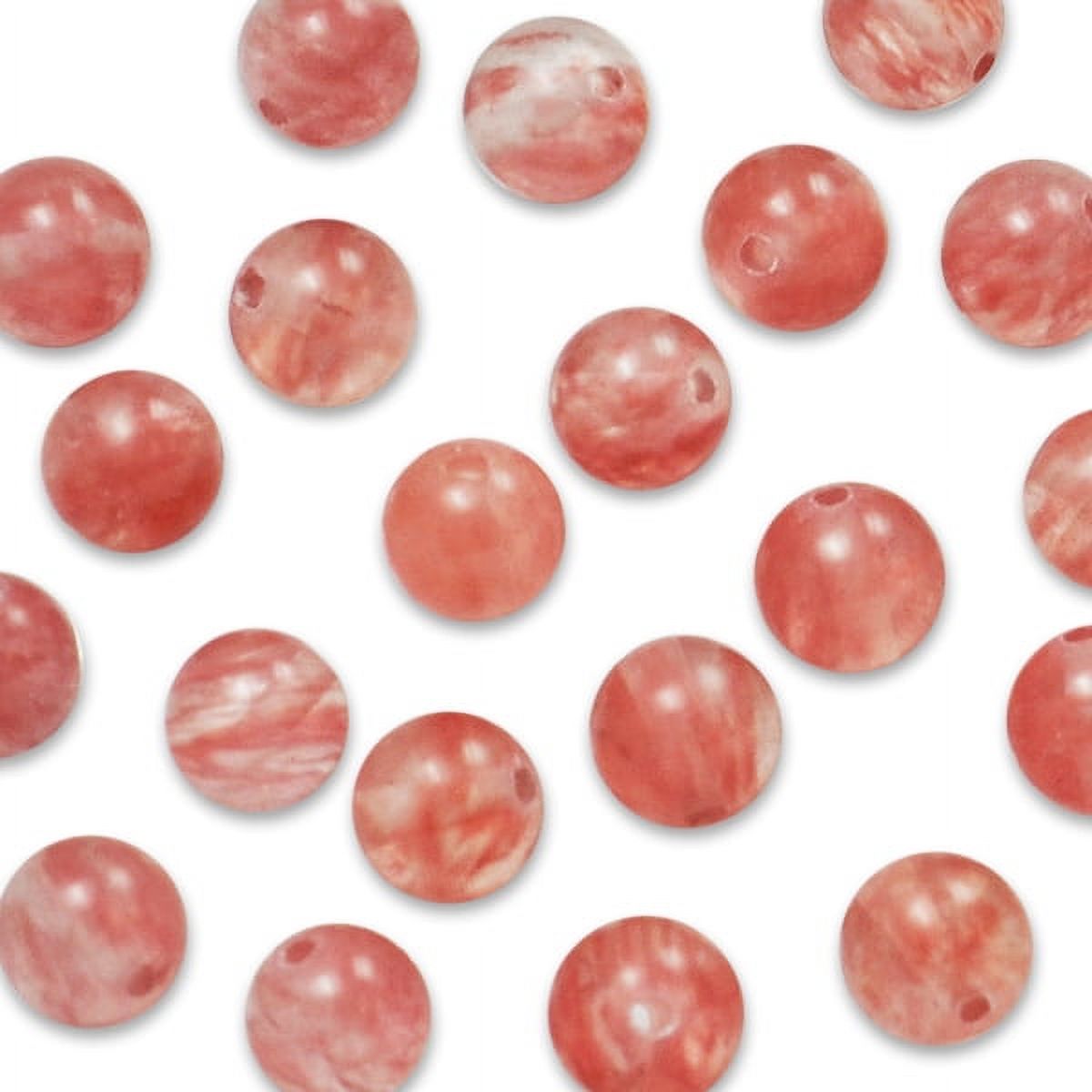 Expo International Rose Quartz Drop Pendant Beads - 6 Pack, Jewelry Making Supplies