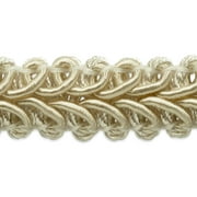 15 Yards Golden Gimp Braid Trim 13mm0.5 Gold Trim Polyester Woven Fabric  Trim Lace Trim Upholstery Trim 