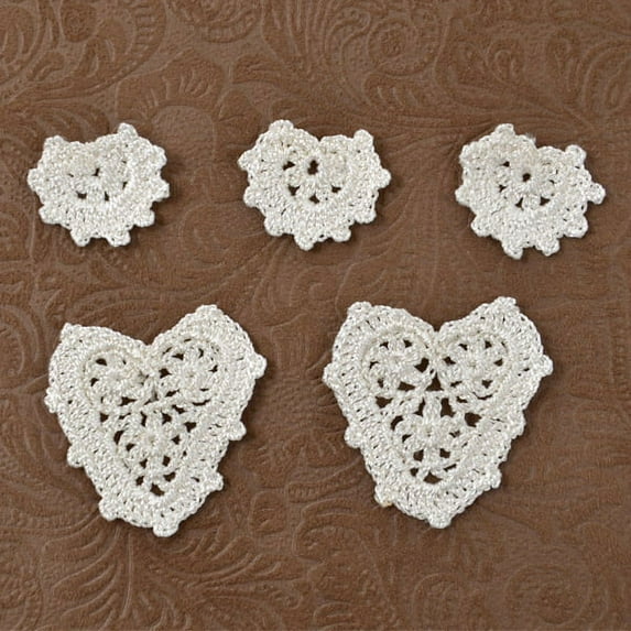 Crochettes Hearts Pack of 5