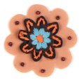 thumbnail image 1 of Flower Faux Suede Applique/Patch, 1 of 1