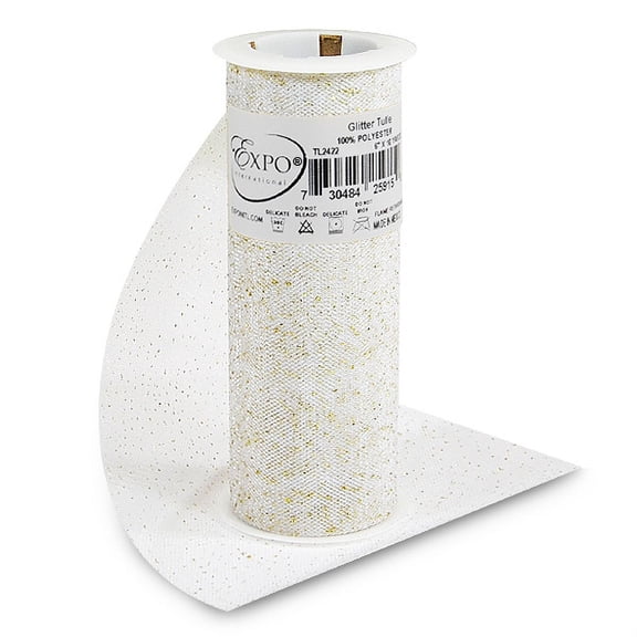 Expo Int'l Glitter Tulle Spool 6" x 10 Yards