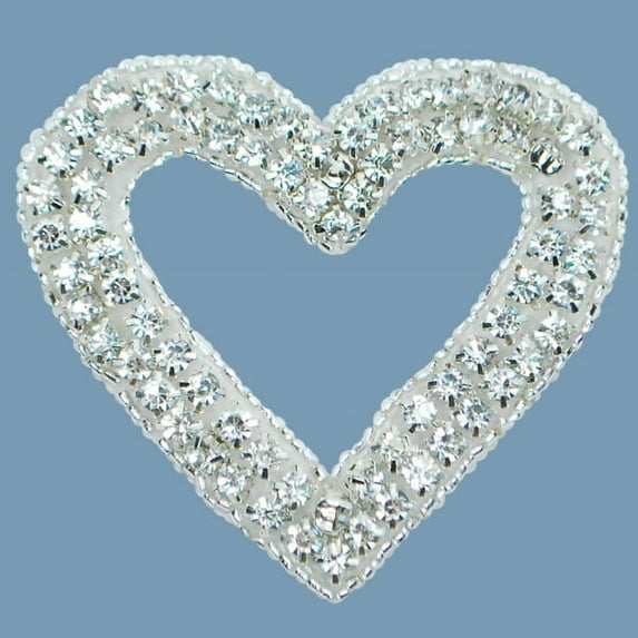 Expo Int'l Heart Rhinestone Applique/Patch