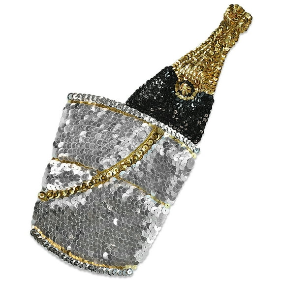 Expo Int'l Large Champagne In Bucket Sequin Applique