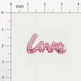 thumbnail image 1 of Peel-N-Glitz 'Love' Applique/Patch - Fuchsia, 1 of 1