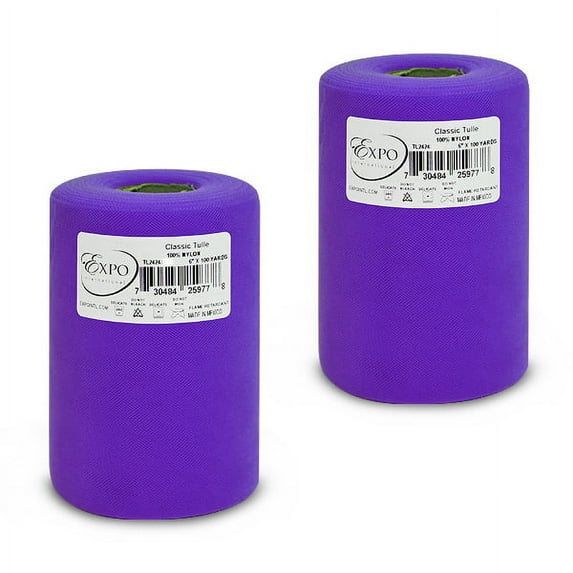 Expo Int'l Premium Matte Tulle Spool of 6-inch X 100 Yards