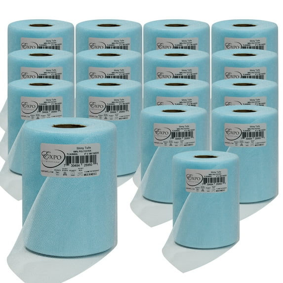 Expo Int'l Premium Shiny Tulle Spool of 6-inch X 100 Yards