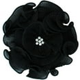 thumbnail image 1 of Expo Int'l Ruffled Flower with Rhinestone Center Applique/Patch, 1 of 1