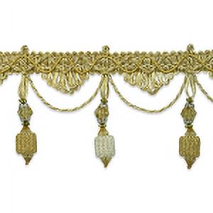 Expo Int'l Ruth Cube Bead Fringe Trim by the yard