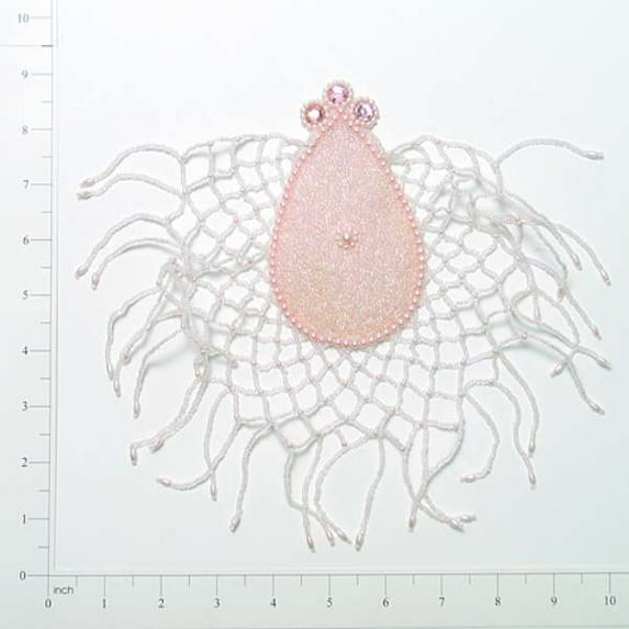 Expo Int'l Spiderweb Beaded Applique/Patch