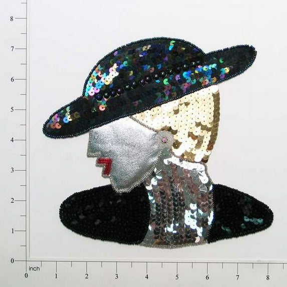 Expo Int'l Vogue Lady Sequin Applique/Patch