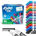 thumbnail image 1 of EXPO Dry Erase Markers, Chisel Tip, Assorted Colors, 36 Count, 1 of 8
