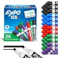 thumbnail image 1 of EXPO Dry Erase Markers, Chisel Tip, Assorted Colors, 36 Count, 1 of 10