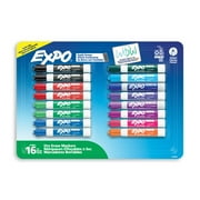 EXPO Dry Erase Markers, Chisel Tip, Assorted Colors, 16 Count