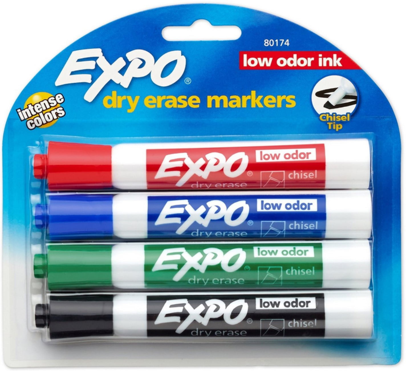 WallDeca Dry-Erase Thick Fine Line Markers, 25 Assorted Colors