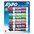 thumbnail image 1 of Expo Low Odor Dry Erase Markers, Chisel Tip, Assorted Colors, 8 Count, 1 of 9
