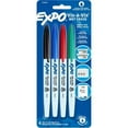 thumbnail image 1 of Expo Vis--Vis Wet-Erase Markers Fine Marker Point - Multi - 4 / Pack, 1 of 7