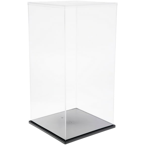 ExpoCase Plastic Folding Display Cover for Dolls, 14.75" W x 14.75" D x 30" H