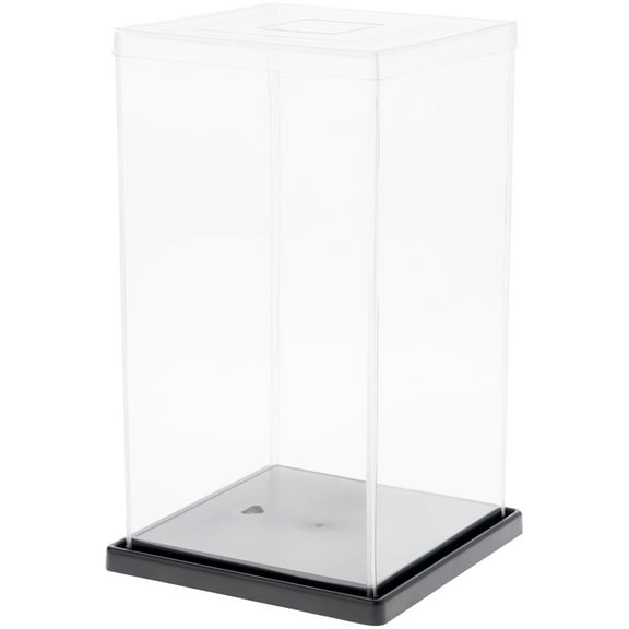 ExpoCase Plastic Folding Display Cover for Dolls, 6.5" W x 6.5" D x 12.125" H (Pack of 3)