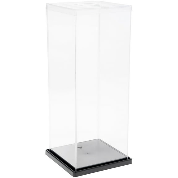 ExpoCase Plastic Folding Display Cover for Dolls, 6.625" W x 6.625" D x 17.375" H (Pack of 10)