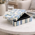 thumbnail image 1 of Expobazaar Decorative Box | Storage Box with Bone Material | 6X4X2", 1 of 4