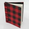 thumbnail image 1 of Expobazaar Notebook | Eco-Friendly Handmade Hard Cover Notebook in Red | Recycled Notebook |  Set of 6, 1 of 5