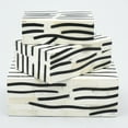 thumbnail image 1 of Expobazaar Handcrafted Decorative Boxes, Set of 3, Line Pattern, Black and White, 1 of 10