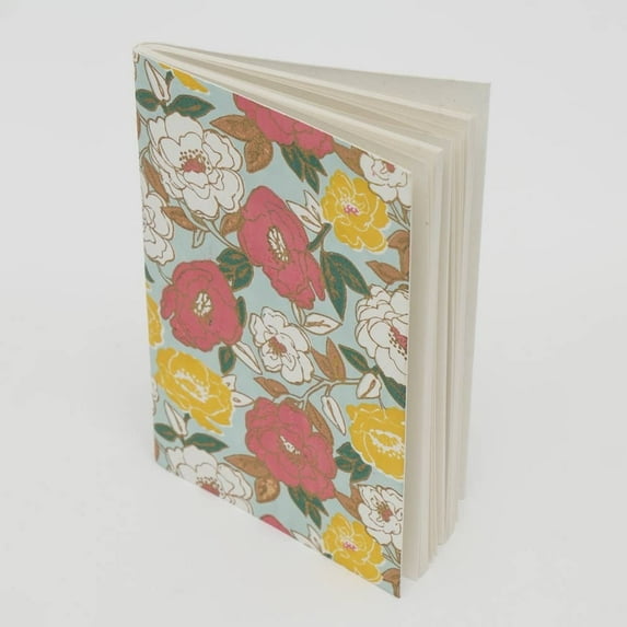 Expobazaar Notebook | Handmade Soft Cover Mint Green | Eco-Friendly Notebook | Recycled Notebook