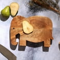 thumbnail image 1 of Expobazaar Wood Chopping Board | Elephant Design Wooden Serving & Cutting Board for Kitchen and Dining, 1 of 4