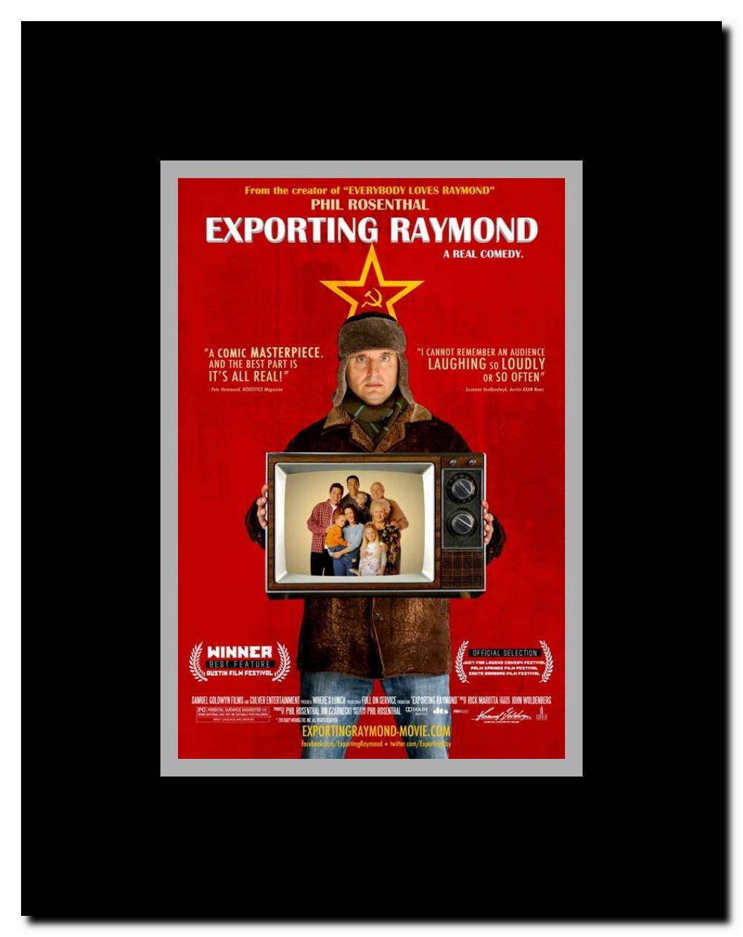 Exporting Raymond Framed Movie Poster