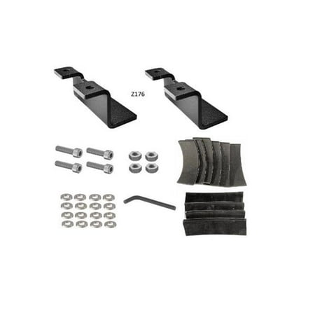 Exposed Rack 8-00-9951 1.75 in. Exposed Rack Roof Racks with Z Bracket & No Feet for Z176
