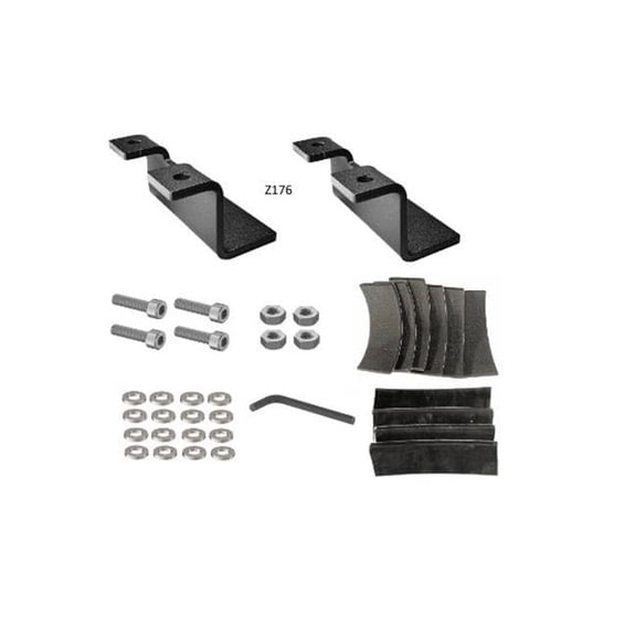 Exposed Rack 8-00-9951 1.75 in. Exposed Rack Roof Racks with Z Bracket & No Feet for Z176