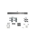 thumbnail image 1 of Exposed Rack 8009680BK 40 in. Solid Black B200-Z126 Crossbars, Set of 2, 1 of 1