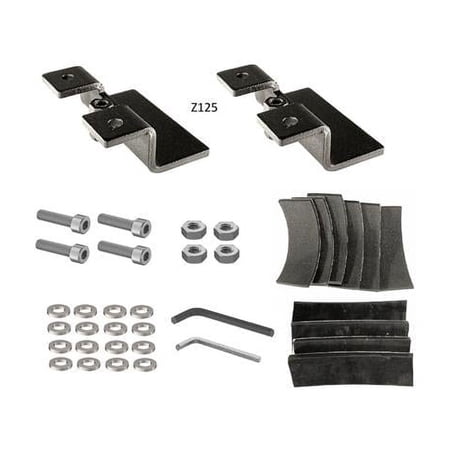 Exposed Rack 8009797 1.25 in. Roof Rack Accessories with Z Bracket Plus Feet Z125