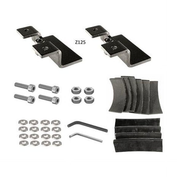 Exposed Rack 8009797 1.25 in. Roof Rack Accessories with Z Bracket Plus Feet Z125
